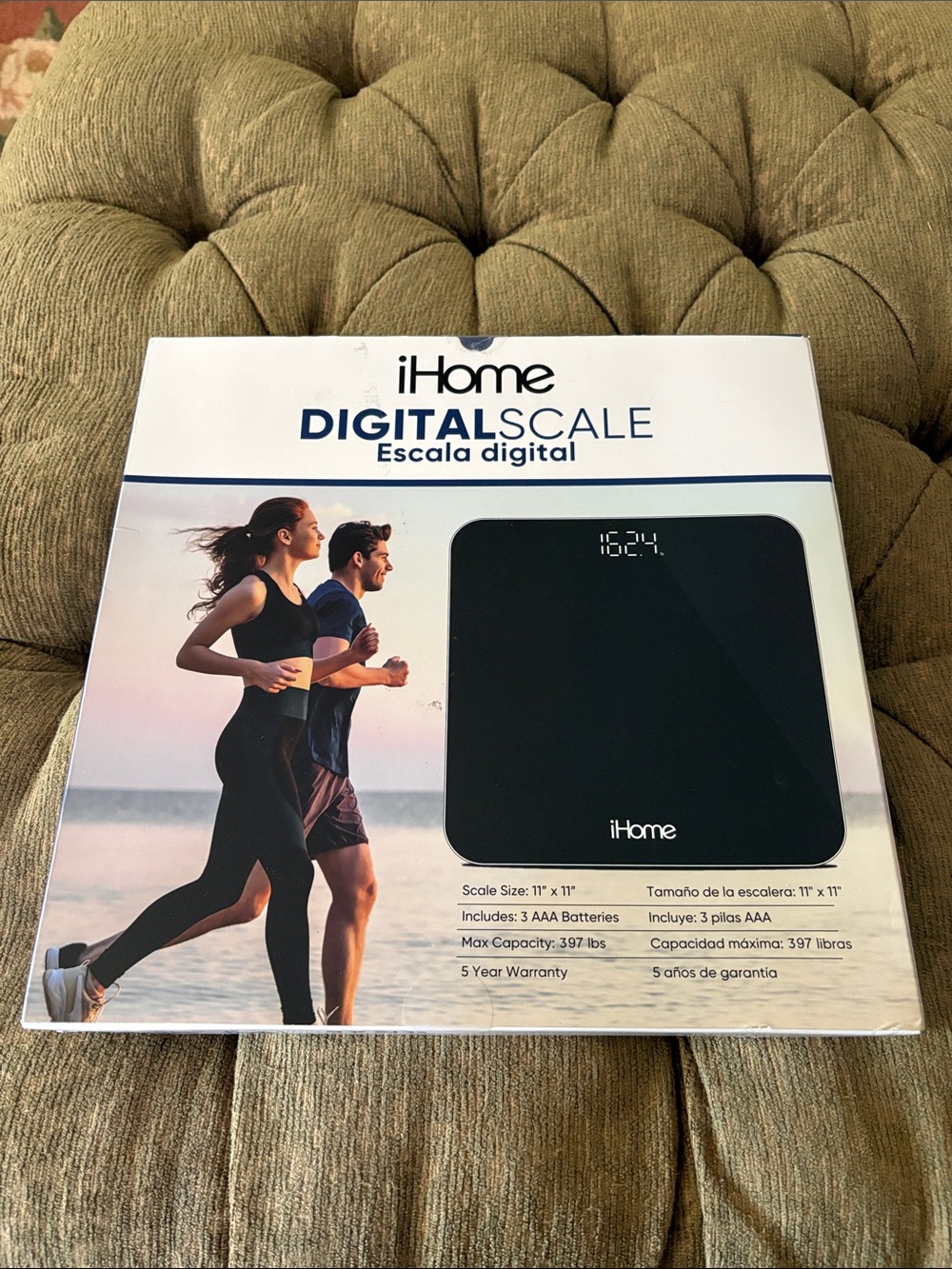 iHome Digital Scale - Black